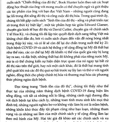 Sinh tồn của đô thị - Sống và phát triển rực rỡ trong thời ký biệt lập