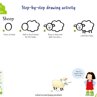 Sách tương tác thiếu nhi tiếng Anh: Poppy and Sam