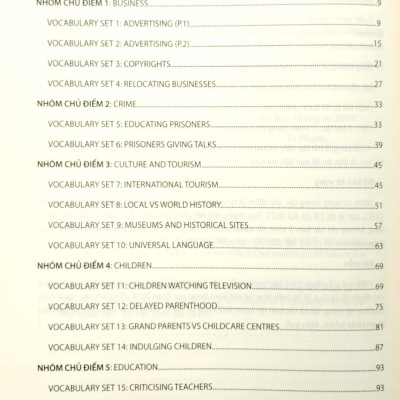 38 Chủ Điểm Từ Vựng Thiết Yếu Cho IELTS 7.0+ (Tái Bản 2022)