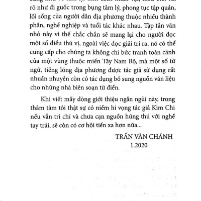 Điệu Buồn Phương Nam - Tản Văn