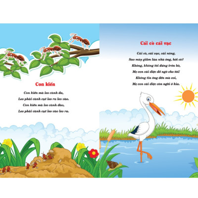 Sách - Combo 2c - Đồng dao cho bé - Động vật đáng yêu & Các trò chơi dân gian