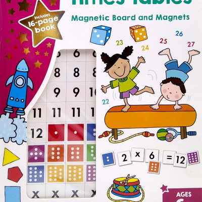 Gold Stars Magnetic Board And Magnets: Times Table