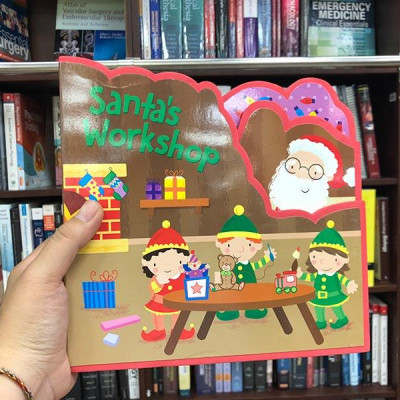 Shaped Eva Books Santas Worksh