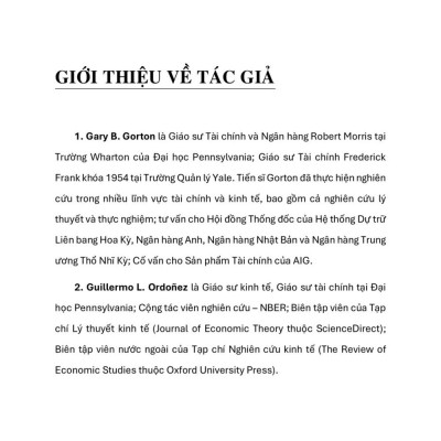 Kinh tế vĩ mô và các cuộc khủng hoảng tài chính. Liên kết với nhau bởi những thông tin thay đổi liên tục - bản in 2025