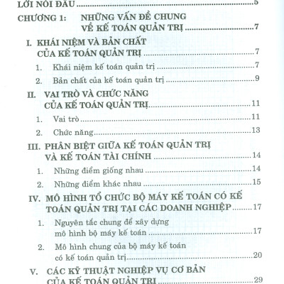 Giáo Trình Môn Học Kế Toán Quản Trị