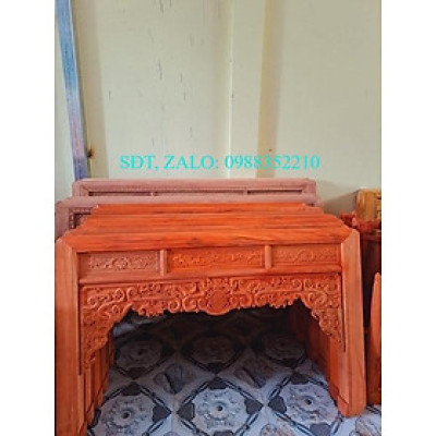 bàn thờ gỗ hương đỏ