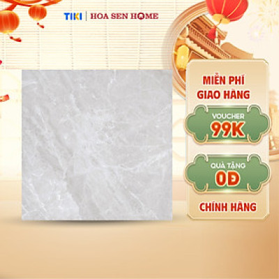 Gạch lát nền granite LUSTRA INSPA1001000005 màu xám trắng, đường vân xi măng, gạch 1 face, kích thước 1000mmx1000mm, thùng 2 viên - Hàng chính hãng