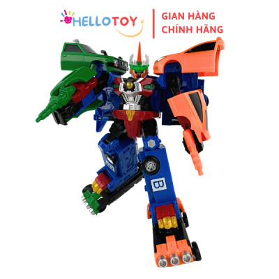 Đồ Chơi Mô Hình Lắp Ráp Xe Hơi Biến Hình Cỡ Vừa HELLÔ CARBOT Road Saver