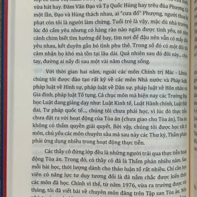 Chuyện nghề phán xử- những dòng chảy của ký ức
