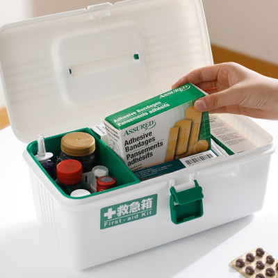 Hộp đựng thuốc & dụng cụ y tế Fudo Giken, thiết kế làm 2 ngăn dễ dàng phân chia đồ - nội địa Nhật Bản 