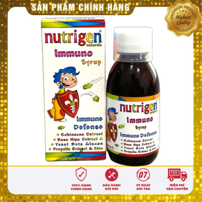 [MUA 1 TẶNG 2] KHI MUA Nutrigen Naturale Immuno - Siro Bổ Sung Dinh Dưỡng Tăng Sức Đề Kháng cho trẻ