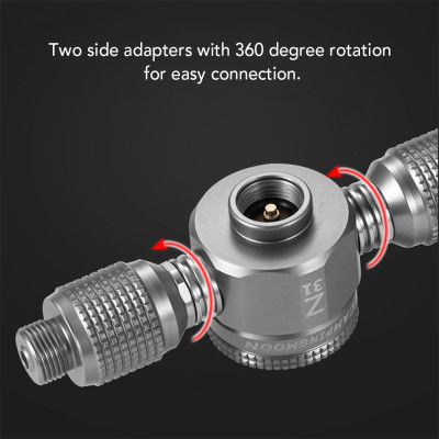 Bộ chuyển đổi bếp ga 3 trong 1 bằng hợp kim nhôm cao cấp, bền và nhẹ.