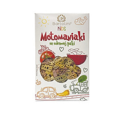 Mì nui rau củ cho bé hình xe động cơ Bartolini 250g