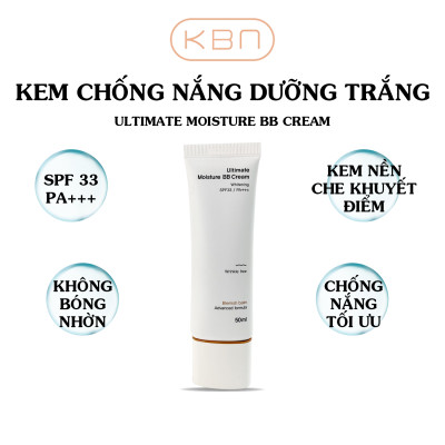 [KHUYẾN MÃI] Kem Chống Nắng Nâng Tông Kiềm Dầu Ultimate Moisture BB Cream SPF 33 PA +++ 50ml