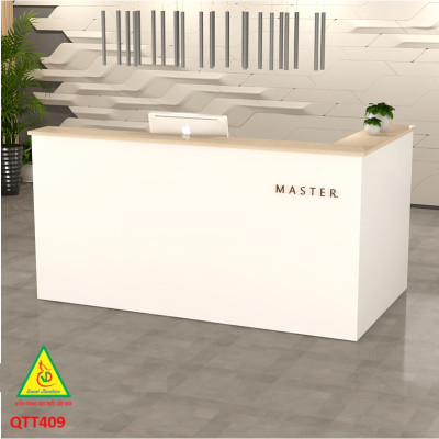 QUẦY LỄ TÂN, QUẦY TIẾP TÂN, QUẦY TÍNH TIỀN, QUẦY THU NGÂN QTT409 - Nội thất lắp ráp Viễn Đông Adv