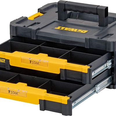 THÙNG ĐỒ NGHỀ T-STAK (440X331X176)MM DEWALT DWST1-70706 - HÀNG CHÍNH HÃNG