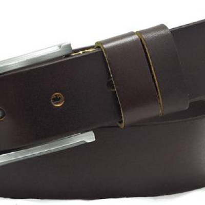 Thắt lưng da bò nam AT Leather Premium PK4 - Nâu