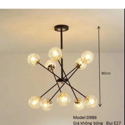 Đèn thả 10 bóng DT