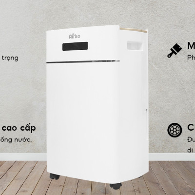 Máy hút ẩm gia dụng chính hãng Dorosin Airko 630E (80m2)/Công suất hút ẩm 30 lít /ngày/ Cảm ứng điện tử thông minh