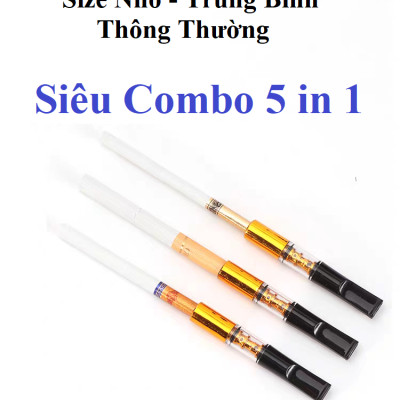 Bộ Lọc Thuốc Combo 5 in 1 Giá Rẻ  Lọc Dùng Cho Tất Cả Các Size Nhỏ - Trung Bình - Thông Thường