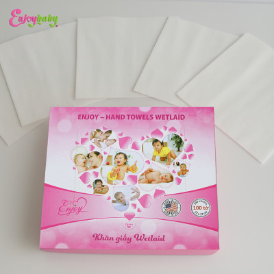 Khăn lau vải khô cao cấp Enjoy mềm dai đa năng giao nhanh chăm sóc bé yêu