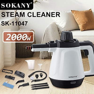 Máy làm sạch bằng hơi nước SOKANY SK-11047 công suất mạnh mẽ 2000W, nhiệt độ cao, áp suất lớn, dùng cho nhà bếp, gia đình - HÀNG CHÍNH HÃNG