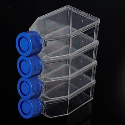 Bình/ Chai nuôi cấy tế bào 25cm2, nắp Filter/kín, 5 cái/gói-vô trùng (Cell Culture Flasks) Hàng chính hãng Biologix-USA