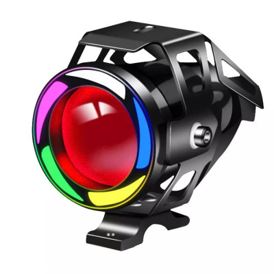 Đèn U7 Trợ Sáng Ngũ Sắc Cho Xe Máy – Siêu Sáng, Độ Xe Đẳng Cấp, Viền LED Cực Đẹp