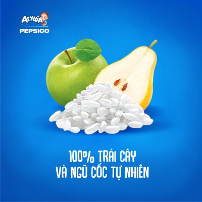 Combo 10 hộp Sữa đêm gạo sữa vị táo và lê Agusha 200ml/hộp