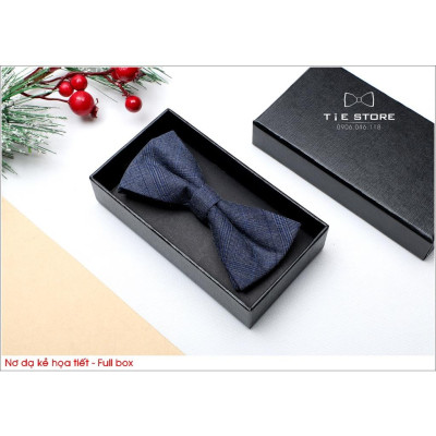 NHIỀU MẪU Nơ Đeo Cổ Nam Chú Rể Chất Dạ Kẻ Cao Cấp, Nơ Nam Đẹp, Nơ MC Ca Sỹ - Full box