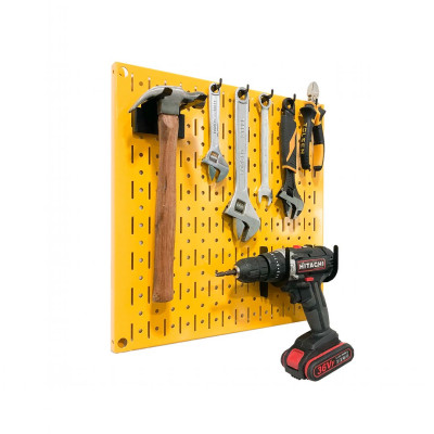 Bảng treo dụng cụ SMLIFE Pegboard cơ khí SQ – Vàng