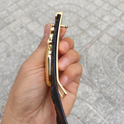 Mặt Khóa THÉP KHÔNG GỈ cho dây thắt lưng da cá sấu LOẠI 1!