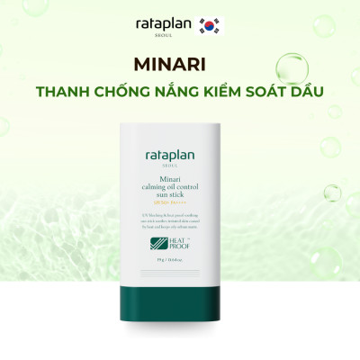 Thanh chống nắng Minari RATAPLAN kiểm soát dầu dịu da, dưỡng trắng và cấp ẩm 19g