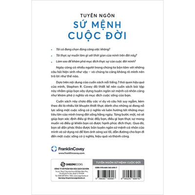 Tuyên Ngôn Sứ Mệnh Cuộc Đời