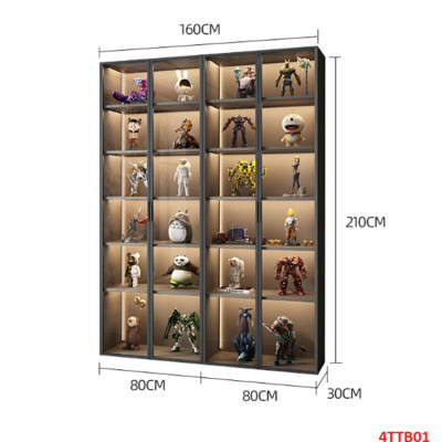 Tủ đựng túi xách cánh kính, tủ trưng bày sản phẩm cánh kính, tủ đa năng  4TTB01 - Nội thất lắp ráp Viễn Đông Adv