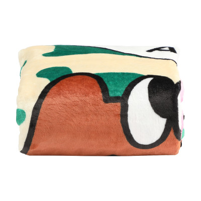  Chăn Lông Cừu Wednesday 150X200Cm Họa Tiết Màu Sắc |Index Living Mall| Nội Thất Thái Lan