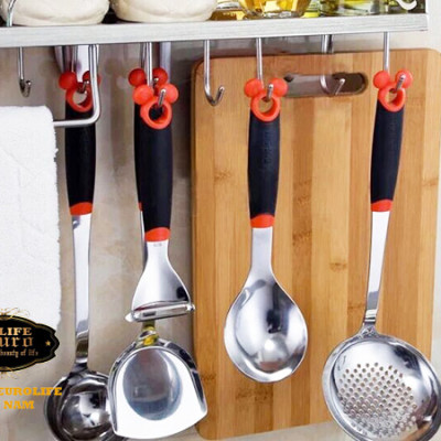 Kệ bếp đa năng Inox SUS 304 Eurolife EL-K4 ( Trắng bạc)