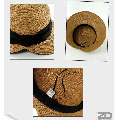 Mũ Cói Đi Biển Nữ Chống Nắng, Nón Rơm Phong Cách Hàn Quốc MCDBN06
