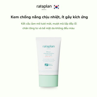Kem chống nắng Minari RATAPLAN dịu nhẹ, se khít lỗ chân lông, dưỡng da và cấp ẩm 50ml