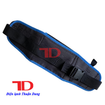 Túi đeo đồ nghề, đai đựng đồ nghề, túi đeo thắt lưng, màu đen viền xanh cao cấp, hàng chính hãng, Điện lạnh Thuận Dung