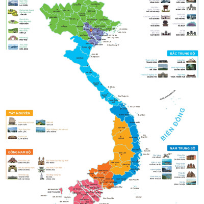 Đất Nước Gấm Hoa - Atlas Việt Nam