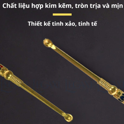 Cây Lấy Ráy Tai Bằng Hợp Kim Kẽm, Dụng Cụ Làm Sạch Tai Móc Chìa Khoá Nhà, Xe, Túi Xách