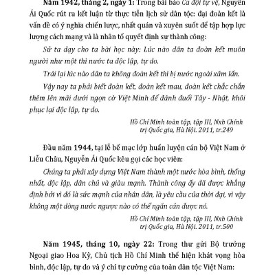 Hồ Chí Minh Gương Sáng Cho Muôn Đời - Di Sản Cho Muôn Đời Sau