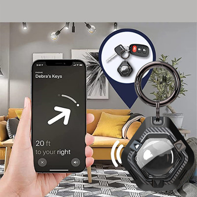 Ốp Bảo Vệ Toàn Diện Chống Nước Chống Va Đập Black Shark cho AirTag - Hàng Chính Hãng