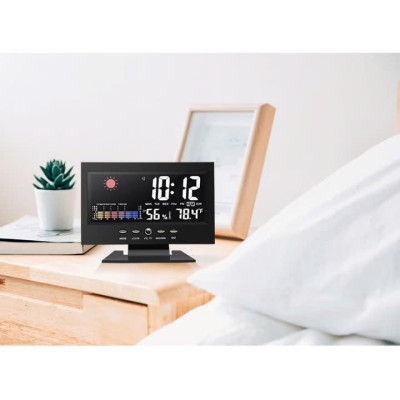 Đồng Hồ LED Để Bàn Báo Thức Cảm Biến Âm Thanh, Màn Hình LCD Có Báo Nhiệt Độ & Lịch Siêu Tiện Lợi – Đẹp, Độc, Dễ Dùng
