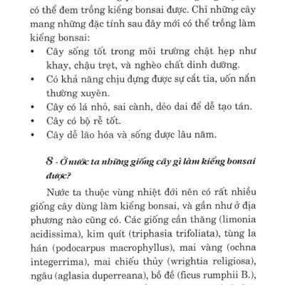 110 Câu Hỏi Đáp Chăm Sóc Và Tạo Dáng Bonsai (Tái Bản 2024)