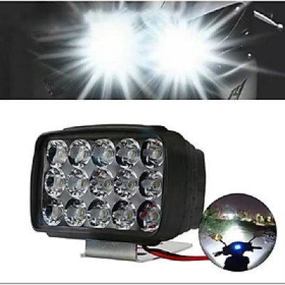 Đèn trợ sáng xe máy xe điện xe đạp điện 15 tìm LED siêu sáng