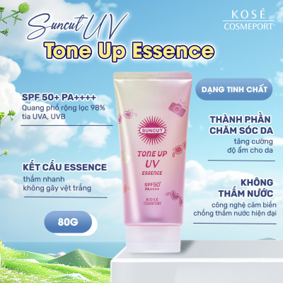 Essence Chống Nắng Nâng Tone Màu Hồng Kose Suncut Tone Up UV Essence PN 80 G