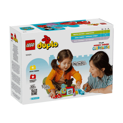 LEGO DUPLO 10454 Đồ Chơi Lắp Ráp Nhà Câu Lạc Bộ Mickey Mouse Và Xe Hơi (27 chi tiết)