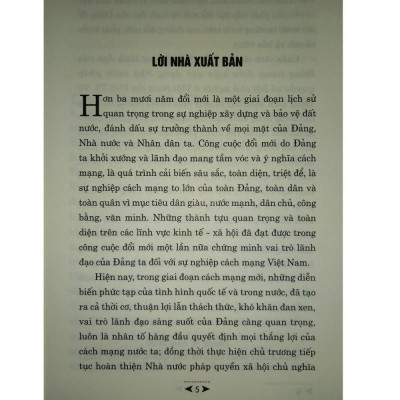 Sách - Đổi Mới Sự Lãnh Đạo Của Đảng Trong Điều Kiện Xây Dựng Nhà Nước Pháp Quyền Xã Hội Chủ Nghĩa ở Việt Nam - NXB Chính Trị Quốc Gia